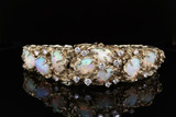 Vintage Opal Nature’s Kaleidoscope & Diamond 14K Gold 17cm Bracelet Val $29690