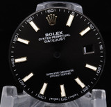 Authentic Rolex 126303 126333 Datejust Black Dial #322