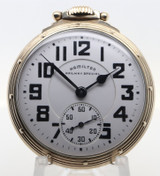Vintage 1946 Hamilton Grade 992B Model 5 10K G/F 51mm 21J O/F Pocket watch