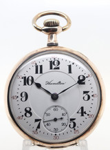 Vintage 1920 Hamilton Grade 992 Model 2 10K G/F 50mm 21J O/F Pocket Watch