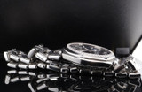 Auth Tag Heuer Link Calibre 5 Automatic 200m Steel Diamond Bezel Watch WBC 2113