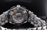 Auth Tag Heuer Link Calibre 5 Automatic 200m Steel Diamond Bezel Watch WBC 2113
