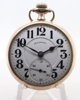 Antique 1919 Illinois Grade Bunn Special 21J 48mm Open Face G/F Pocketwatch
