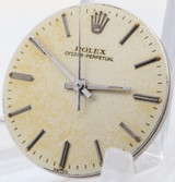 Vintage Rolex Tropical 23.6mm Dial & Hands suit cal 1130 Ref 6548 #36