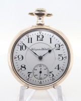 Antique 1912 Hampden No. 105 21J Model 4 G/F 51mm 16s O/F Pocket Watch