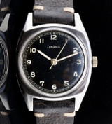 Vintage Late 1930s WWII Lemania Majetek Czech Pilot Military Watch