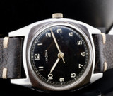 Vintage Late 1930s WWII Lemania Majetek Czech Pilot Military Watch