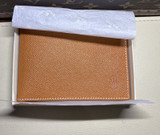 Auth. Rolex VIP Light Brown Leather Wallet With Box NOS