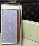 Auth. Rolex VIP Tall Brown Leather Wallet With Box NOS