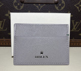 Auth. Rolex VIP Beige Leather Card Organiser/ Wallet With Box NOS