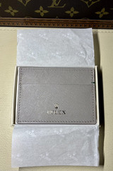 Auth. Rolex VIP Beige Leather Card Organiser/ Wallet With Box NOS