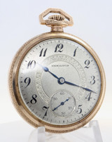 Antique 1921 Hamilton Grade 992 G/F 21J 50mm 16s Open Face Pocket Watch