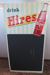 VINTAGE AMERICAN HIRES SOFT DRINK STORE SIGN. 