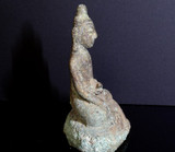 18th Century Burmese 8.8cm Bronze Figure of Buddha