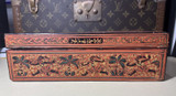 Antique Burmese/ Myanmar Decorated Lacquer Betel Box 144mm x 228mm x 69mm