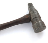 Antique Miniature Watchmakers Hammer with Wooden Handle. Head Stamped F T.