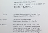 RARE JFK Catalogue with Unknown Signature "1998 Guernsey's JFK Auction"