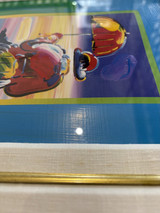 Original Peter Max Umbrella Man On Blends 2009 Unique Painting 23.5cm x 18.5cm