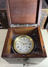1937 Ulysse Nardin 1333 Two-day Going U.S. Navy Ship's Marine Boxed Chronometer