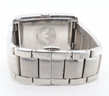 Vintage Emporio Armani Quartz Steel Tank Wristwatch AR-1608