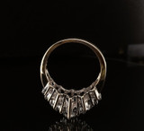 Vintage 1.56ct Diamond Set 14k Gold Cluster Ring size P1/2 Val $5525