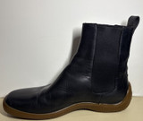 Vintage 2000s Gucci Chelsea Boots Black Leather Rubber Sole US6.5 EU37 With Box