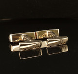 Vintage Alfred Dunhill Gilt 925 Sterling Silver Spinning Cufflinks