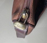 Vintage Dunhill Brown Vanity Clutch Accessory Bag