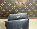 Vintage Cartier Etui Black Leather Sunglasses Case + Box
