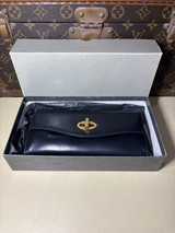 Auth. Vintage Dunhill Black Large Leather Wallet