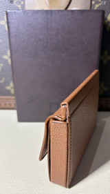 Vintage Dunhill Brown Business Card Holder With Box & Docs