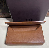 Vintage Dunhill Brown Business Card Holder With Box & Docs