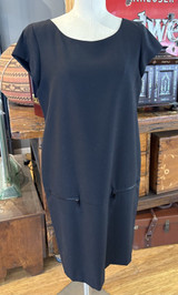 Auth. Moschino Cheap & Chic Black US 10 A-Line Dress