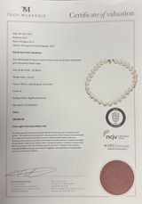 GIA Strand of Graduated 14mm - 16.9mm South Sea Pearl Necklace 47cm Val $48000
