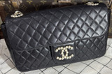 Auth 2010 CHANEL Matelasse Westminster Pearl CC Motif Chain Shoulder Bag