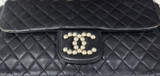 Auth 2010 CHANEL Matelasse Westminster Pearl CC Motif Chain Shoulder Bag
