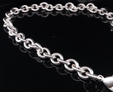 Please Return To Tiffany & Co Circular Tag .925 Sterling Silver 39cm Necklace