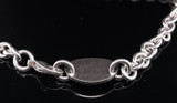 Please Return To Tiffany & Co Circular Tag .925 Sterling Silver 39cm Necklace
