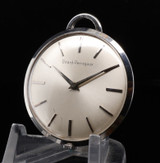 Vintage 1960s Girard Perregaux Steel 17 J Manual Wind Fob Watch