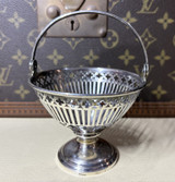 Antique American WM Wise & Sons Sterling Silver Hand Basket