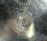 Antique 20th C. Pair of Persian Solid Silver Repousse Vases 1796g