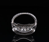 Antique Handmade Deco 2.18cttw Old Cut Diamond Cluster Platinum Ring Sz J1/2 Val $14360.
