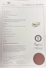 Vintage Handmade 0.64cttw Vs Diamond Set Platinum Ring Sz L1/2 Val $6910