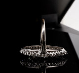 Antique Handmade 1.94cttw Old Cut Diamond Set Platinum Ring Sz G1/2 Val $9145