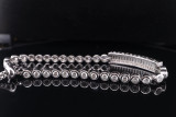 Vintage White Cubic Zirconia Gemstone 12.5cm Tennis Bracelet