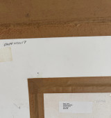 Huge Dean Vella Sunflowers & Bee Acrylic on Board Painting Framed 155cm x 128cm