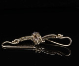 A Vintage Pair 0.68cttw Vs Diamond Set 18k Gold Drop Earrings Val $4090