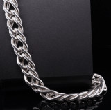 Vintage Sterling Silver 20.5cm Curb Chain Bracelet
