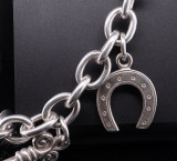 Vintage .925 Sterling Silver 18cm Charm Bracelet