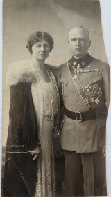 Highly Decorated German Officer. WW1 Cropped RPPC Real Photo Postcard.